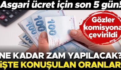 Son dakika haberi: 2024 Asgari ücret zammı için kritik günler! İşte konuşulan maaş zam oranları… Asgari ücret ne kadar olacak ve ne zaman belli olacak?