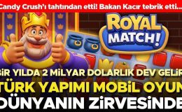 Türk yapımı Royal Match, Candy Crush’u tahtından ederek zirveye çıktı! Bakan Mehmet Fatih Kacır tebrik etti…