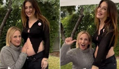 Ünlü oyuncu film çekiminde tanıştığı polisle evlenmişti… Bakın bize bebek geliyor!