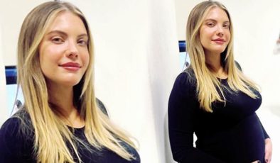 Ünlü oyuncudan hamile pozu! ‘Doğum nisan sonu mayıs başı’