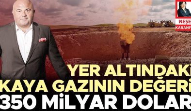 Yeraltındaki kaya gazının değeri 350 milyar dolar
