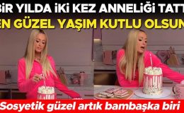 Bir yıl içinde iki kez anne oldu… Sosyetik güzel artık bambaşka biri: En güzel yaşım kutlu olsun!