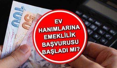 Ev hanımlarına emeklilik şartları 2024 son durum | Çalışmayan ev hanımlarına sigorta prim desteği verilecek mi? Ev hanımlarına emeklilik ne zaman çıkacak? 2 bin 133 lira…