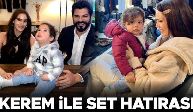 Fahriye Evcen ile Kerem’in set hatırası… Ünlü oyuncunun bu paylaşıma yorum yağdı