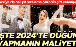 İşte 2024’te düğün yapmanın maliyeti