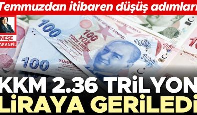 KKM 2.36 trilyon liraya geriledi