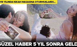 2019 yılında nikah masasına oturmuşlardı… Güzel haber 5 yıl sonra geldi