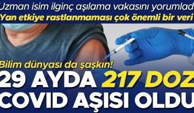Bilim dünyası da şaşkın… Tam 217 doz Covid aşısı oldu! ‘Yan etkiye dair hiçbir kanıt bulamadık’