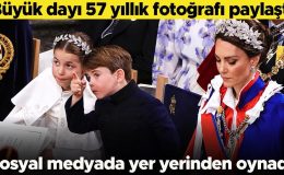 Büyük dayı 57 yıllık fotoğraf paylaştı, sosyal medyada yer yerinden oynadı