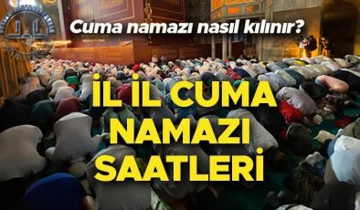 CUMA NAMAZI SAATİ 23 ŞUBAT 2024 (İSTANBUL ANKARA İZMİR VE İL İL) | Cuma namazı saat kaçta kılınacak, kaç rekat, nasıl kılınır?  Diyanet ile cuma namazı kılını ve il il cuma namazı vakitleri ekranı!