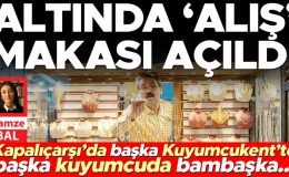 Altında ‘alış’ makası açıldı