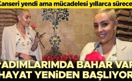 Kemoterapiden dökülen saçları uzadı, bikinisini giyip tatile koştu: Ben kanseri yendim!