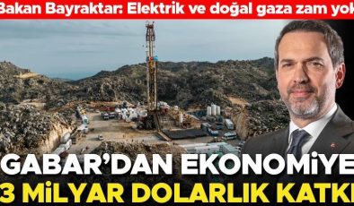 Bakan Bayraktar açıkladı: Doğal gaz ve elektriğe zam yok