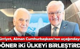 Hürriyet Alman Cumhurbaşkanı’nın uçağında… Sirkeci’ye sembolik ziyaret