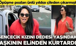 Öpüşme fotoğrafları çileden çıkarmıştı… Ünlü yıldız, kızını dedesi yaşındaki aşkının elinden kurtardı!
