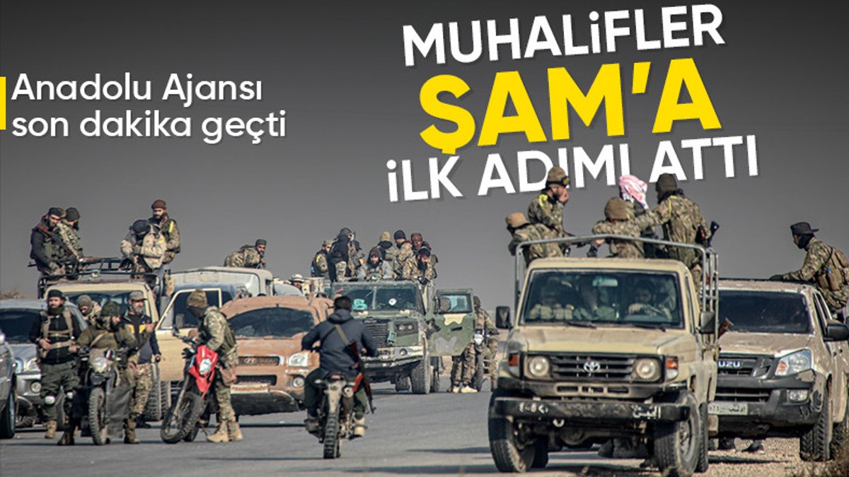 Muhalifler Şam’a girmeye başladı