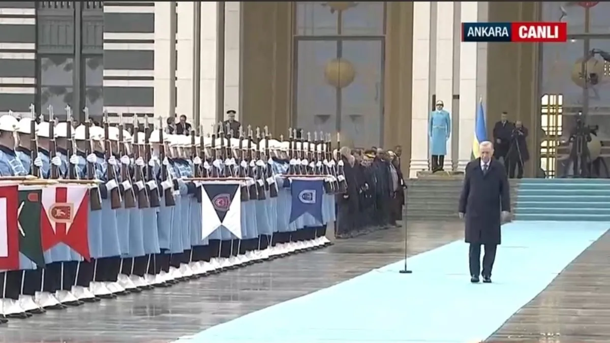 Başkan Erdoğan Ruanda Cumhurbaşkanı Kagame’yi kabul ediyor