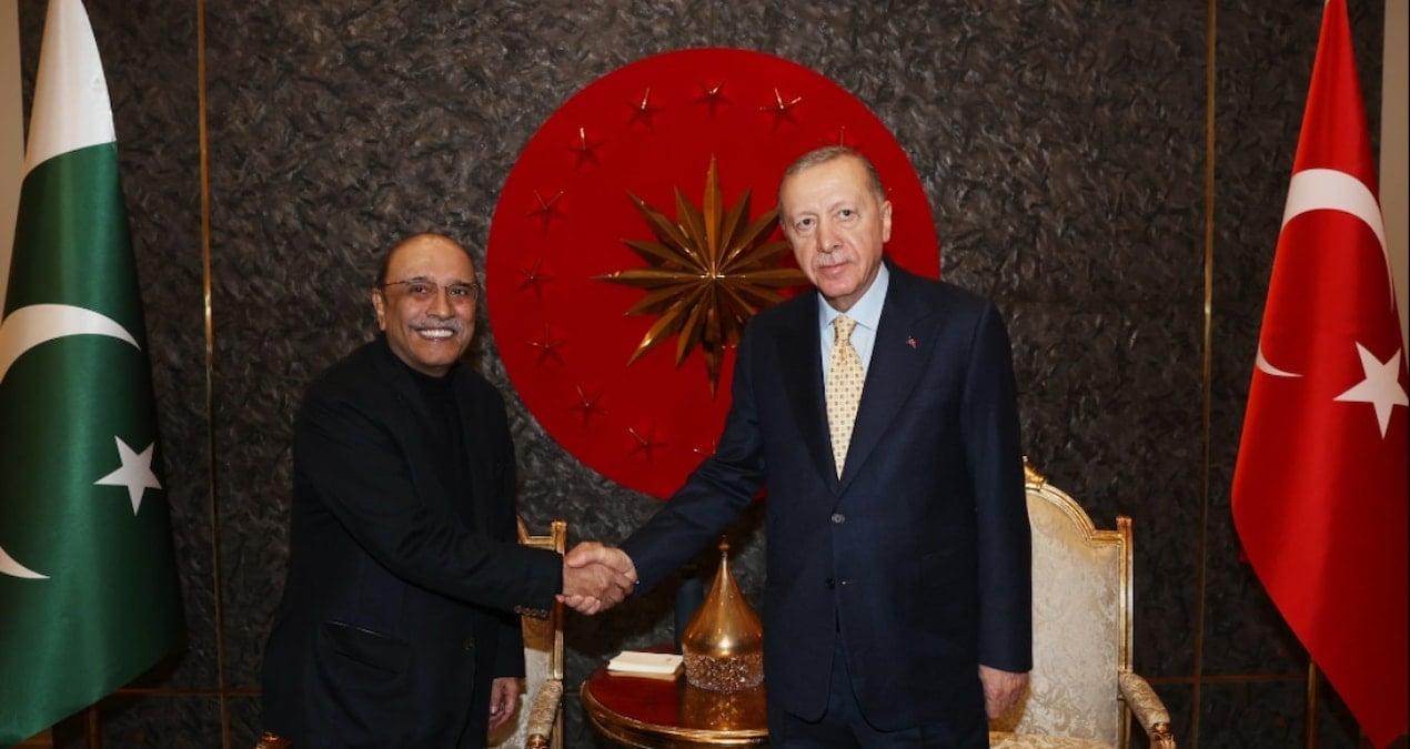 Cumhurbaşkanı Erdoğan,  Pakistan Cumhurbaşkanı Zardari ile görüştü