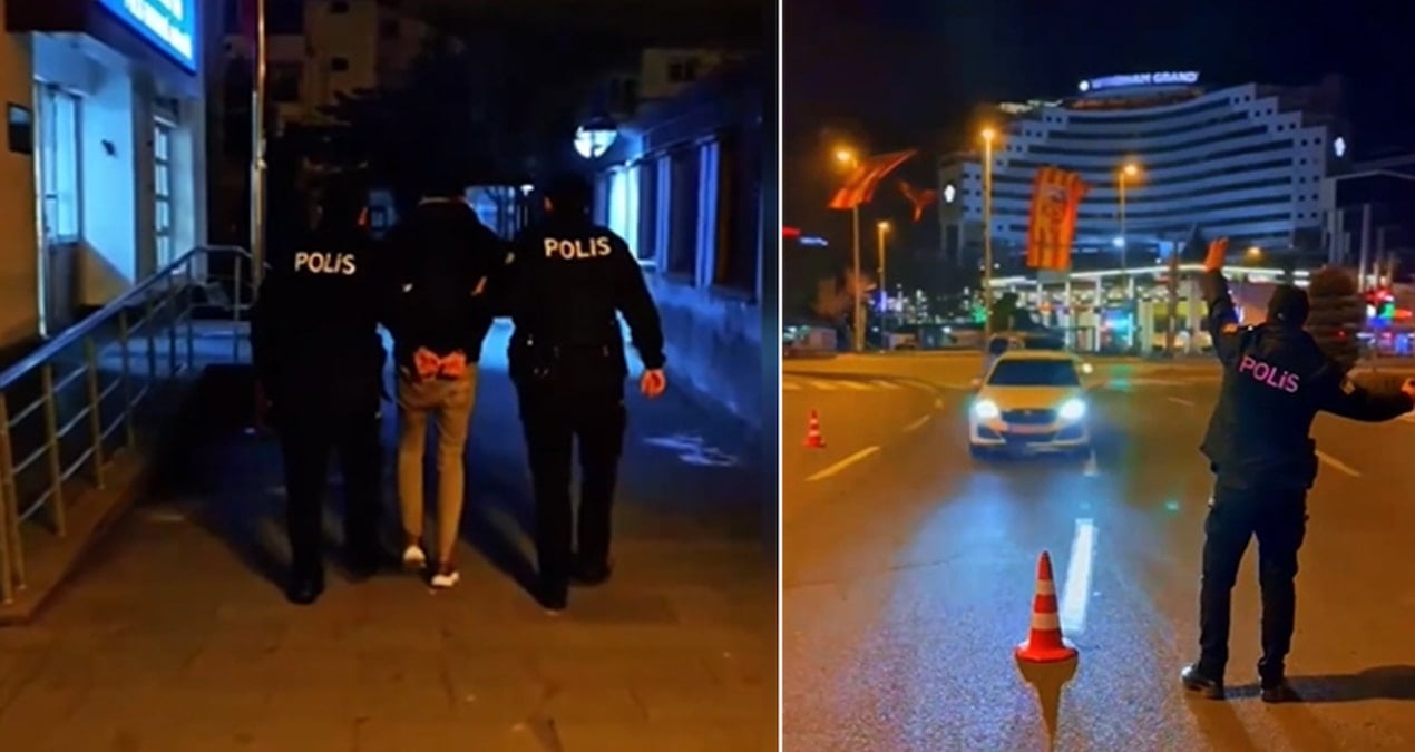 Kayseri’de şok uygulamada 11 gözaltı